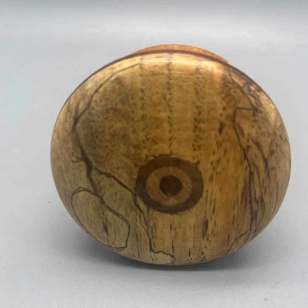 Hand turned Segmented‎ Wood Bottle Stopper Artisan 5 x 3